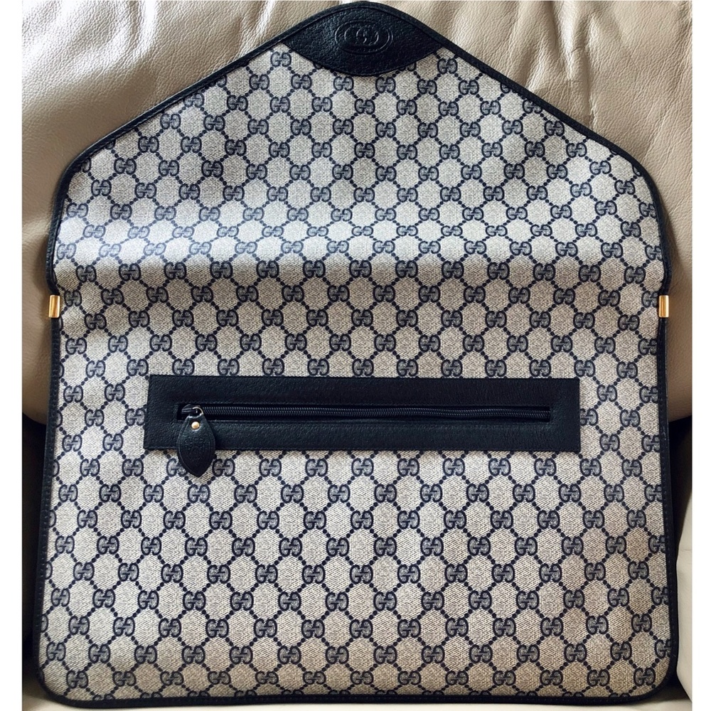 Gucci Black and Cream Laptop Bag - Picture 3 of 13
